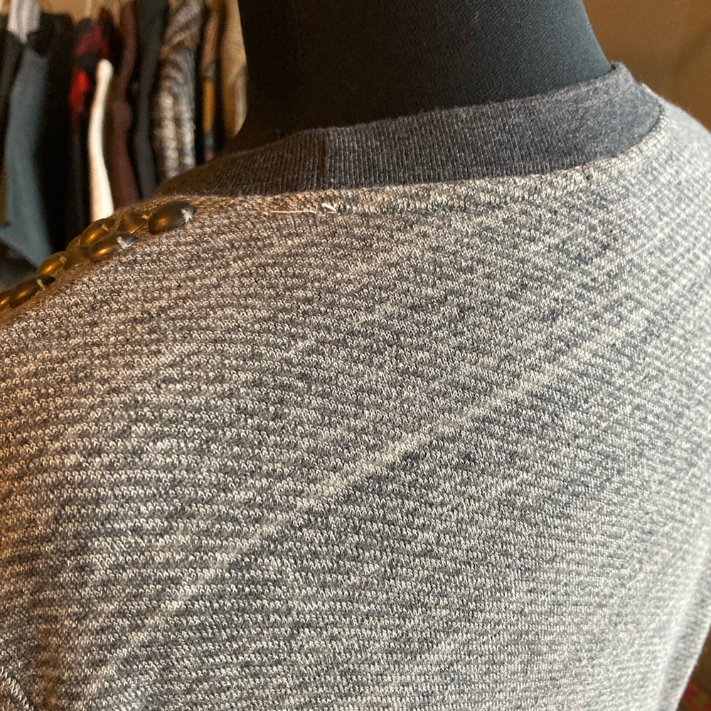 J Crew size small sweatshirt with metallic detailing - Picture 5 of 10